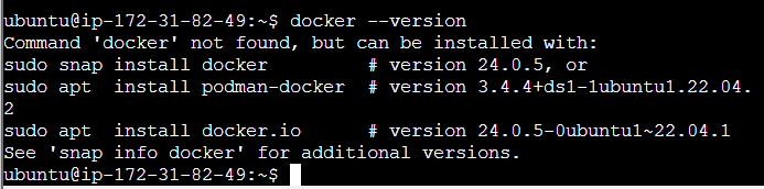 docker --version