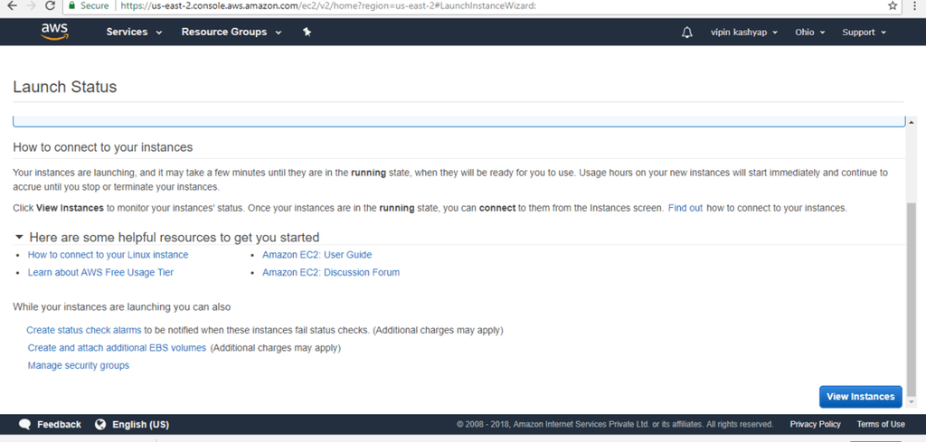 AWS EC2 Instance Setup with Apache Server - GeeksforGeeks