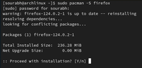 Installing and Removing Packages in Arch Linux - GeeksforGeeks