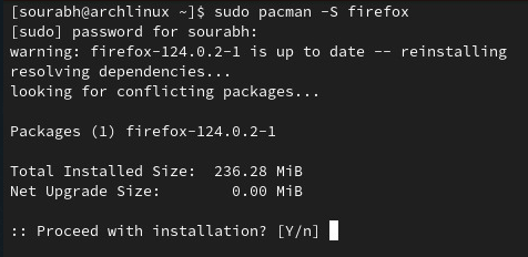 install packages