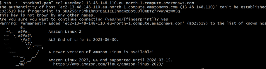 Connecting To EC2 Instance