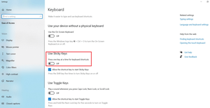 How to Enable and Disable Keyboard Shortcuts in Windows - GeeksforGeeks