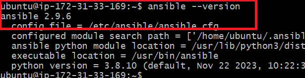 ansible --version