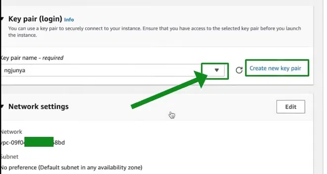 Adding Key Pair