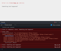 How does React Handle Errors in the Component Tree ? - GeeksforGeeks