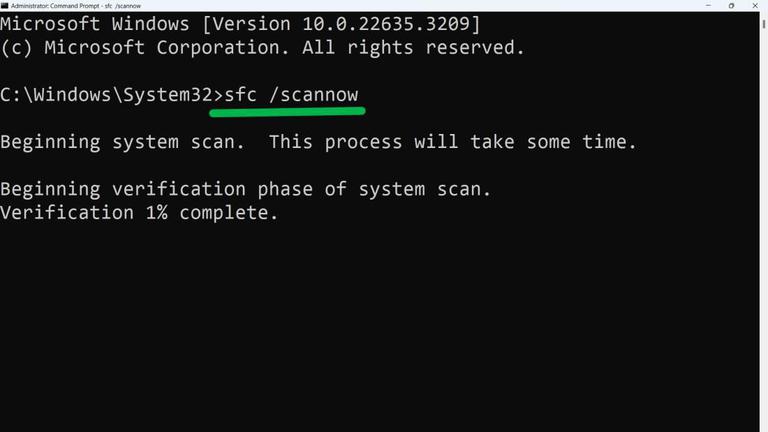 Scan User Account How to Fix