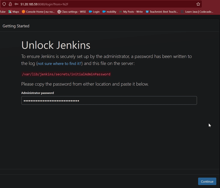 Jenkins Password