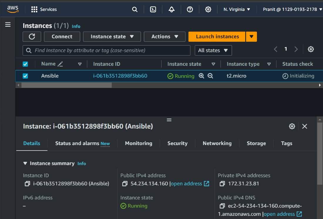 Launch EC2 Instance