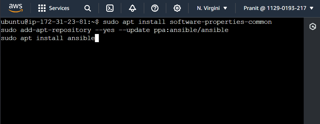 Installation of Ansible