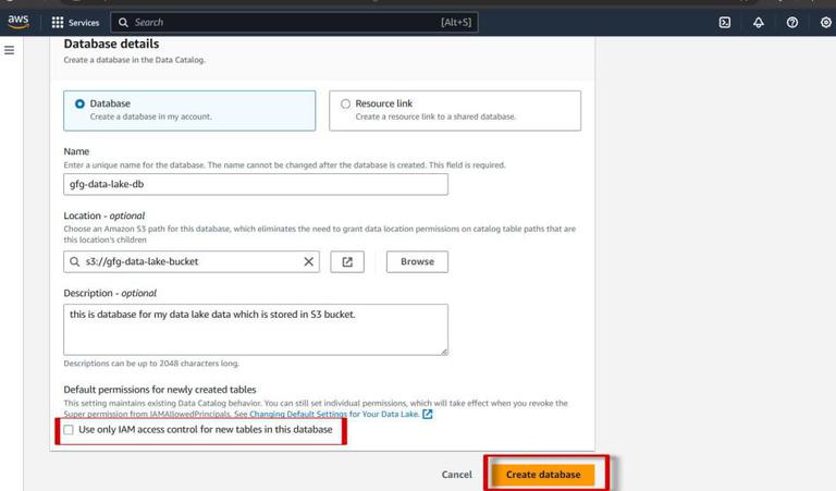 How to Create AWS Data Lake - GeeksforGeeks