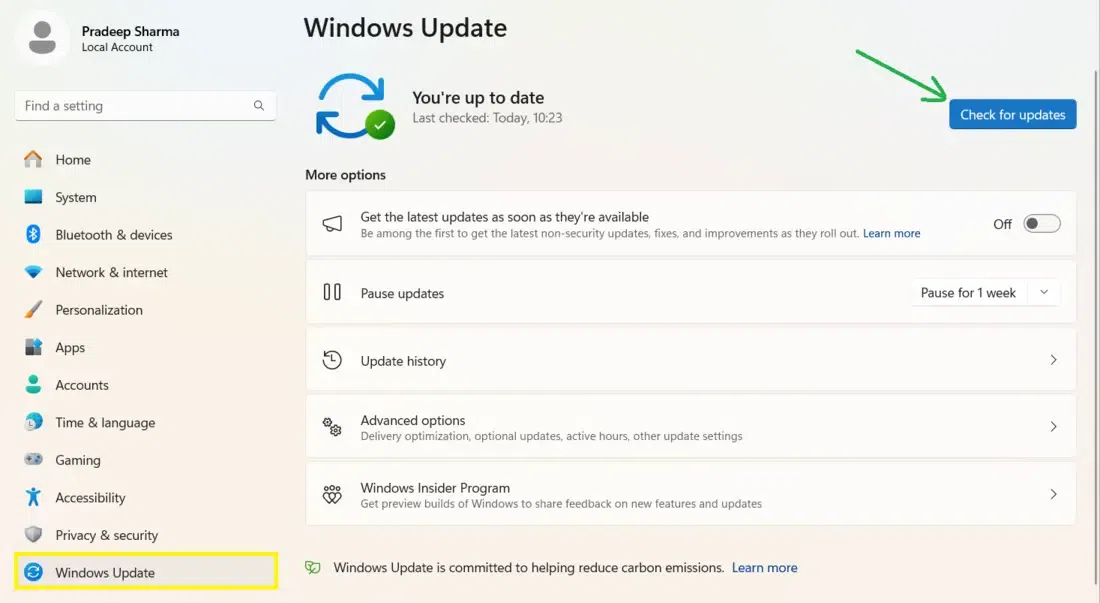 Check-for-Windows-Update