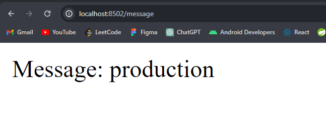 Production Browser Output