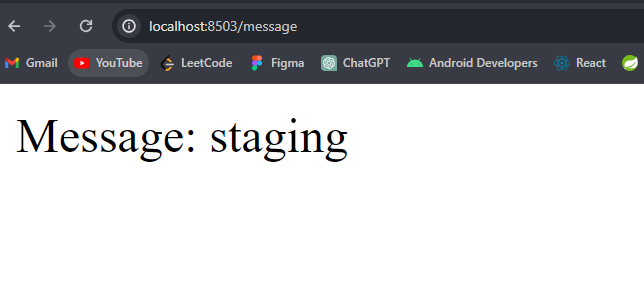 Staging Browser Output