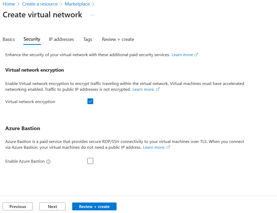 Creating Security In Virtual Networks