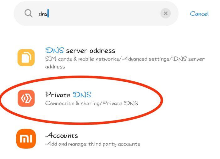 Use-Private-DNS-to-Stop-Pop-up-1