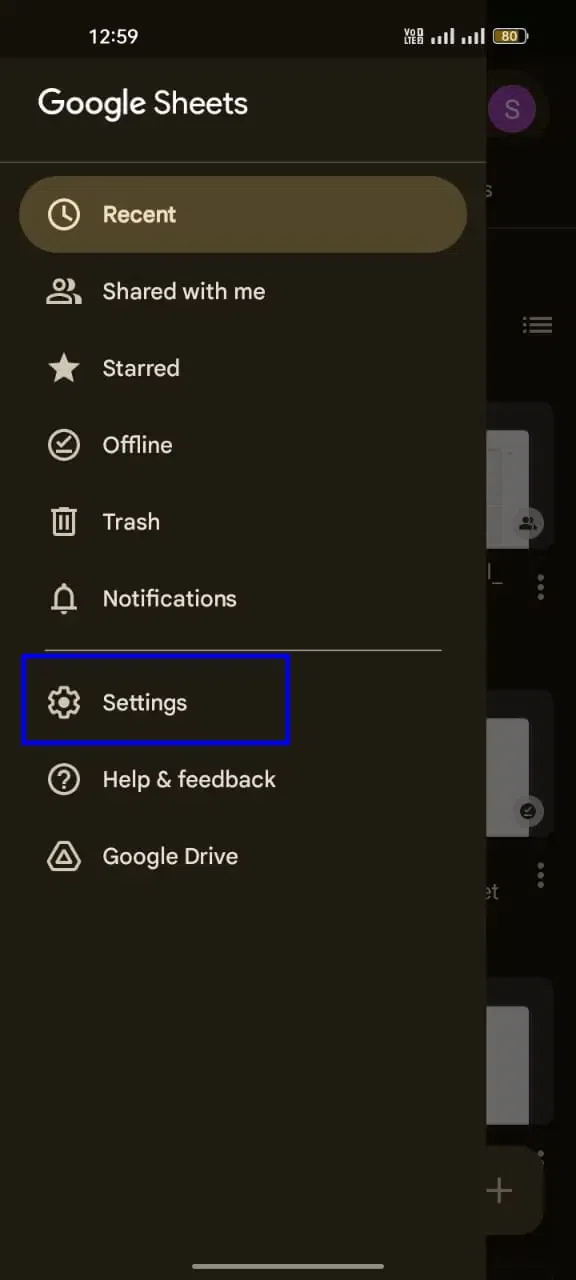 Select Setting