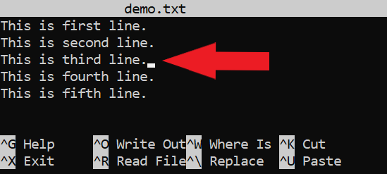 Deleting Current Single Line