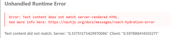 How to Fix Hydration Errors in server-rendered Components in Next.js ...