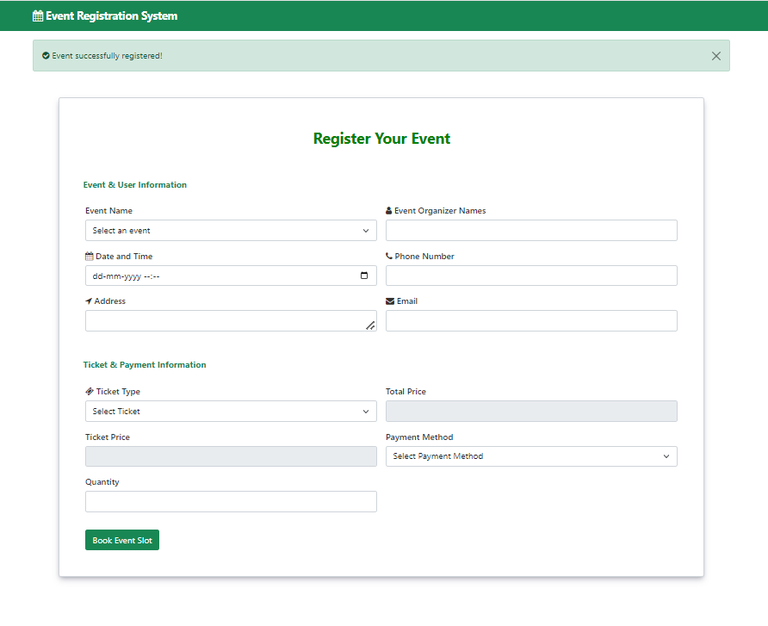 Event Registration System using Spring Boot - GeeksforGeeks