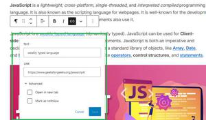 How to Add a Link to Wordpress Page? - GeeksforGeeks