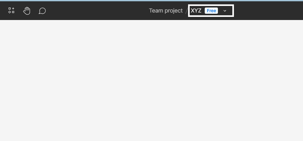 On Clicking Name Section under square Change project name