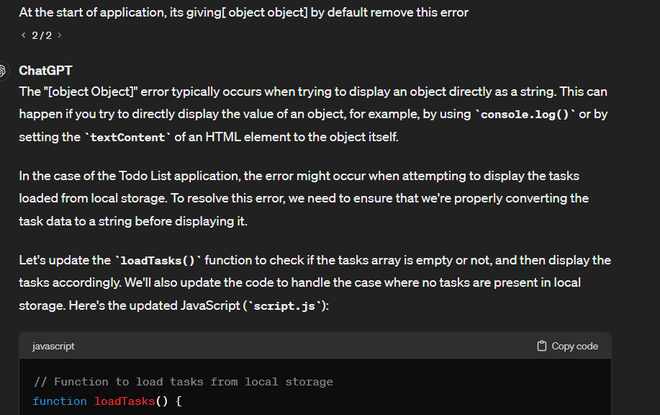 How to Build a JavaScript App with ChatGPT? - GeeksforGeeks