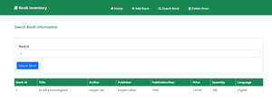 Book Inventory System Using Spring Boot - GeeksforGeeks