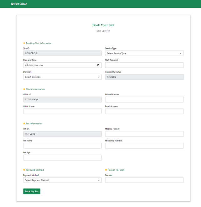 Pet Clinic Application using Spring Boot - GeeksforGeeks