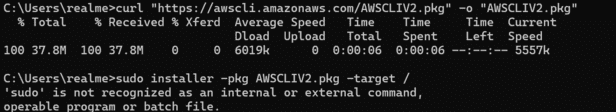  Install and Configure AWS CLI