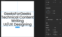 Text Formatting Features in Figma - GeeksforGeeks