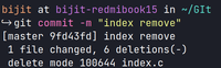 How to Remove a File from Git without Deleting it Locally? - GeeksforGeeks