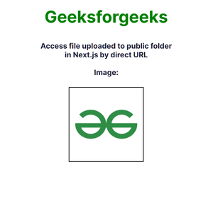 How to Access Files Uploaded to hte Public Folder in Next.js ...