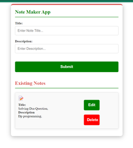 Notes Maker App using MEAN Stack - GeeksforGeeks