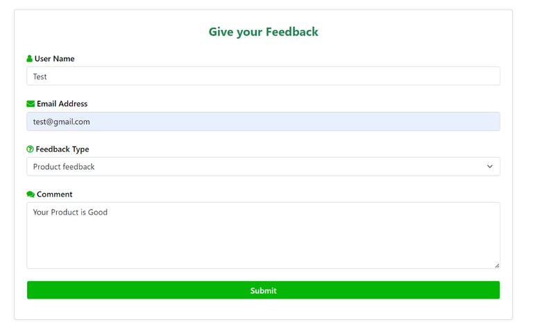 Feedback Collection System using Spring Boot | GeeksforGeeks