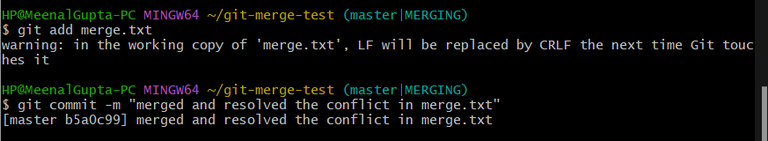 How to Fix Error:"You have not concluded your merge (MERGE_HEAD exists ...