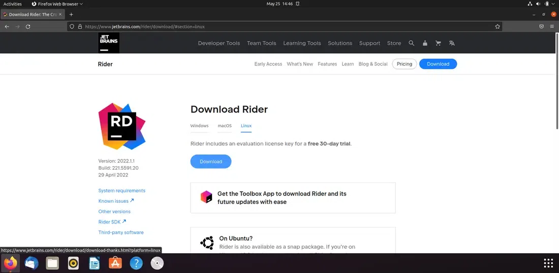 Set Up Rider How to install Rider on Ubuntu? - GeeksforGeeks