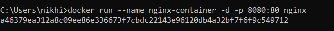 Run nginx Image.