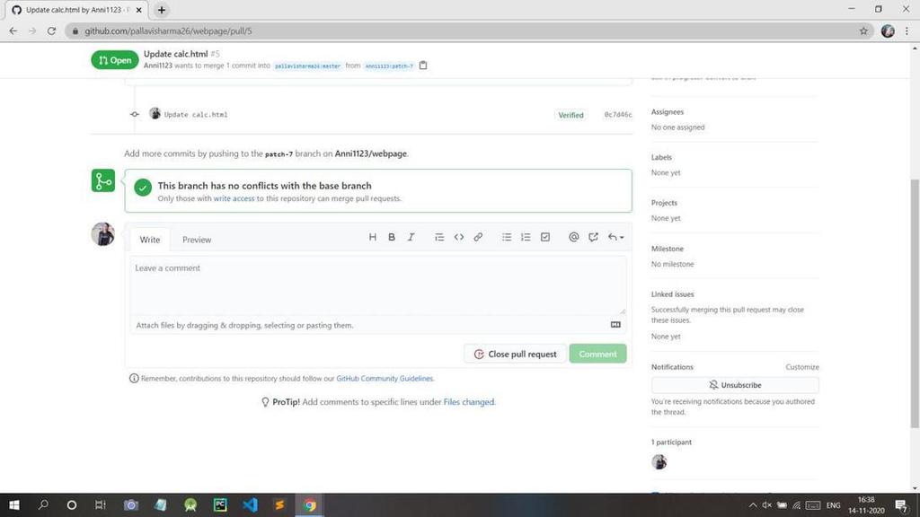 How to Create Pull Request on GitHub Without Using any IDE? - GeeksforGeeks