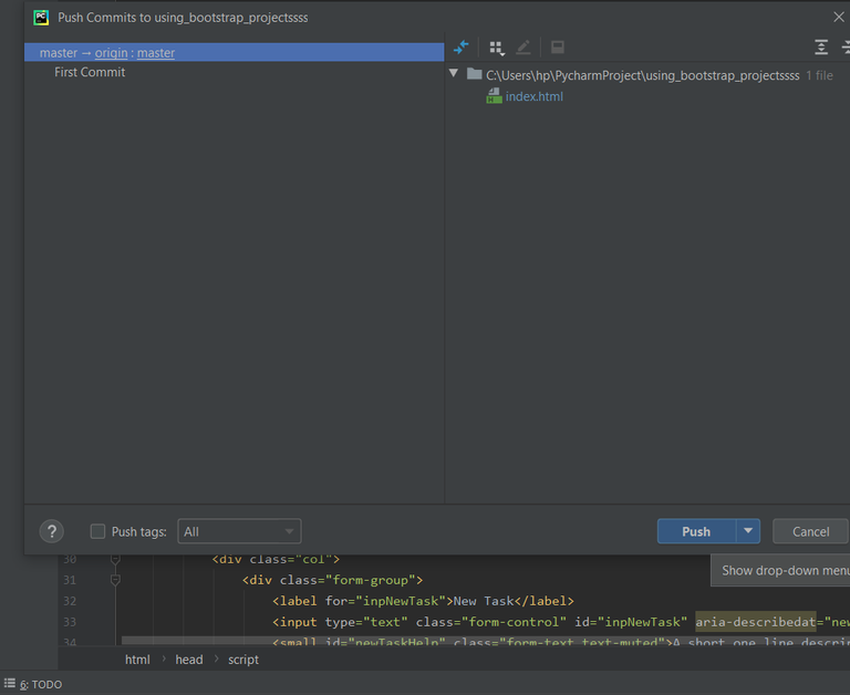 Create a Pull Request on GitHub using Pycharm - GeeksforGeeks
