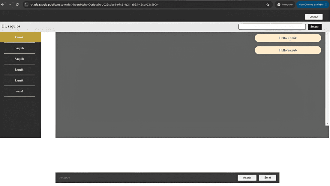Chat application