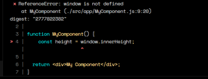 How To Fix The Error “window is not defined” in Next.Js? - GeeksforGeeks