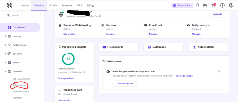 How to Create Sub Domain in Hostinger? - GeeksforGeeks