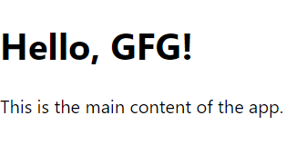 Writing markup with JSX - GeeksforGeeks