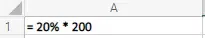 Calculate Percentage in Excel
