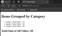 How to Query as GROUP BY in Django? - GeeksforGeeks