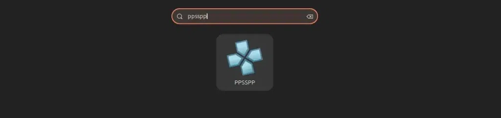 searching-PPSSPP-on-activities-overview