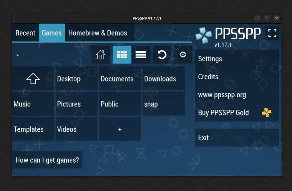 PPSSPP-application