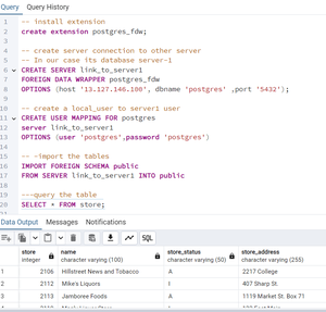 How to Get Data from two Different Tables in Different Servers in ...