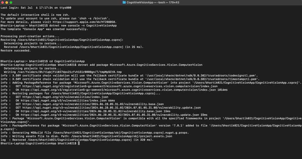 Console Vision App with .NET - GeeksforGeeks