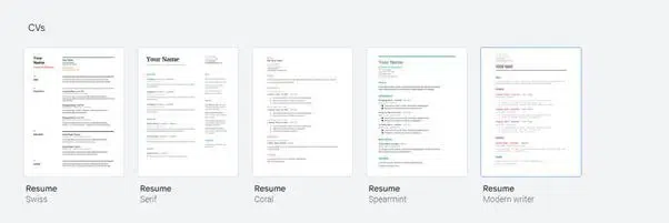 Make A Resume on Google Docs